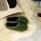 Felt clogs olive 44 EU / 10 UK