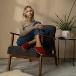 Felt clogs rust 41 EU / 7.5 UK