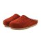 Felt clogs rust 42 EU / 8 UK