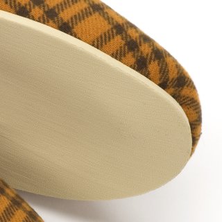 Camel hair slippers - rubber sole