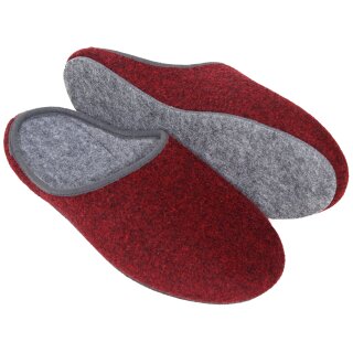 Felt Slippers Red 37 EU / 4 UK